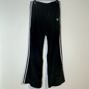 Adidas Originals Primegreen Corduroy Flare Track Pants Black White XL Women’s